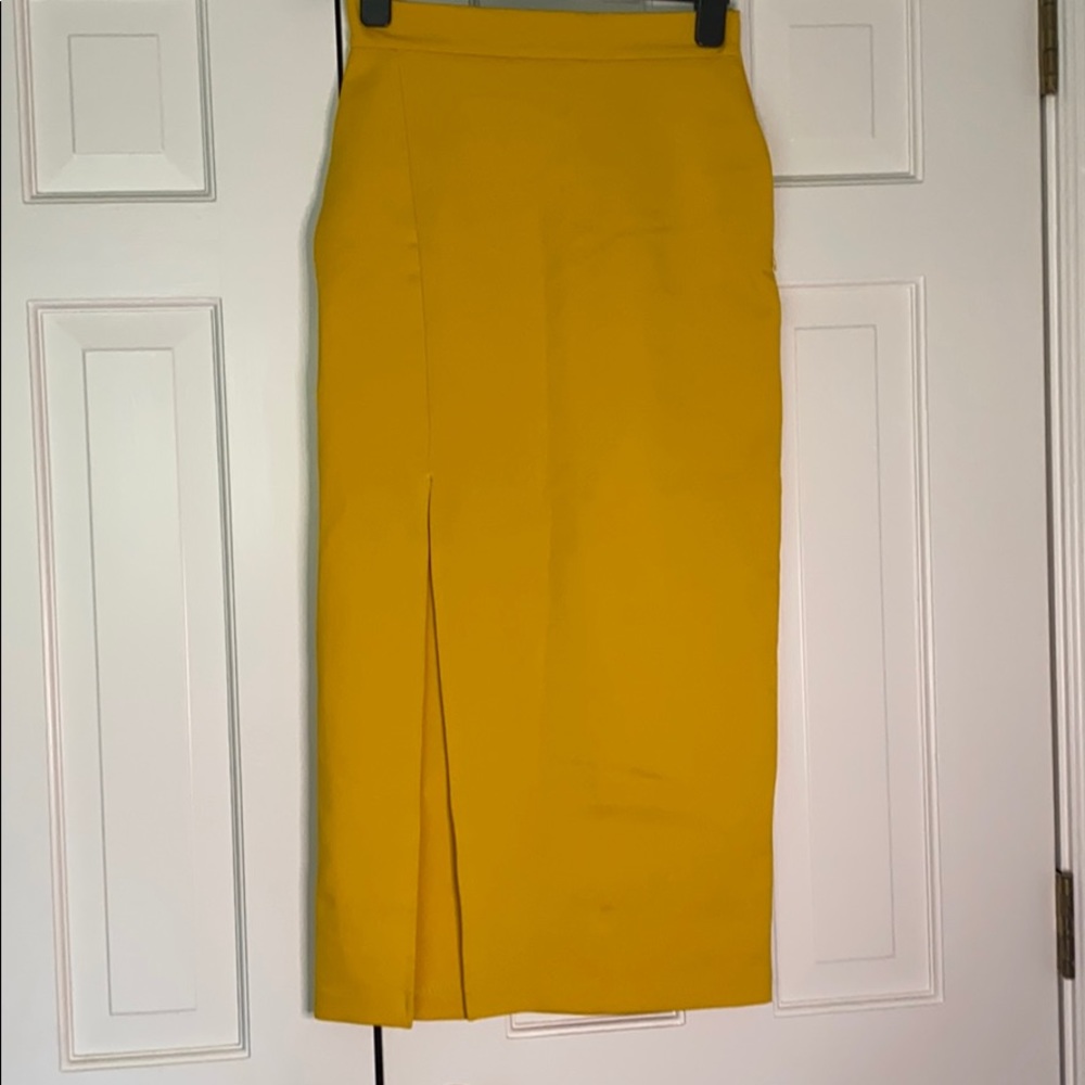 Ronny Kobo Yellow Skirt